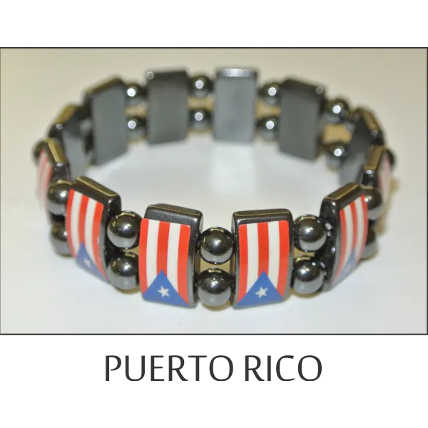 Puerto RIco Metal Beads Bracelet