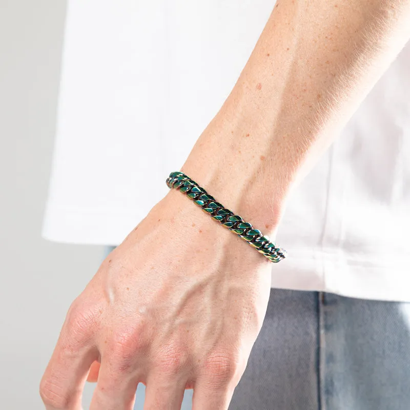 RAINBOW CURB BRACELET