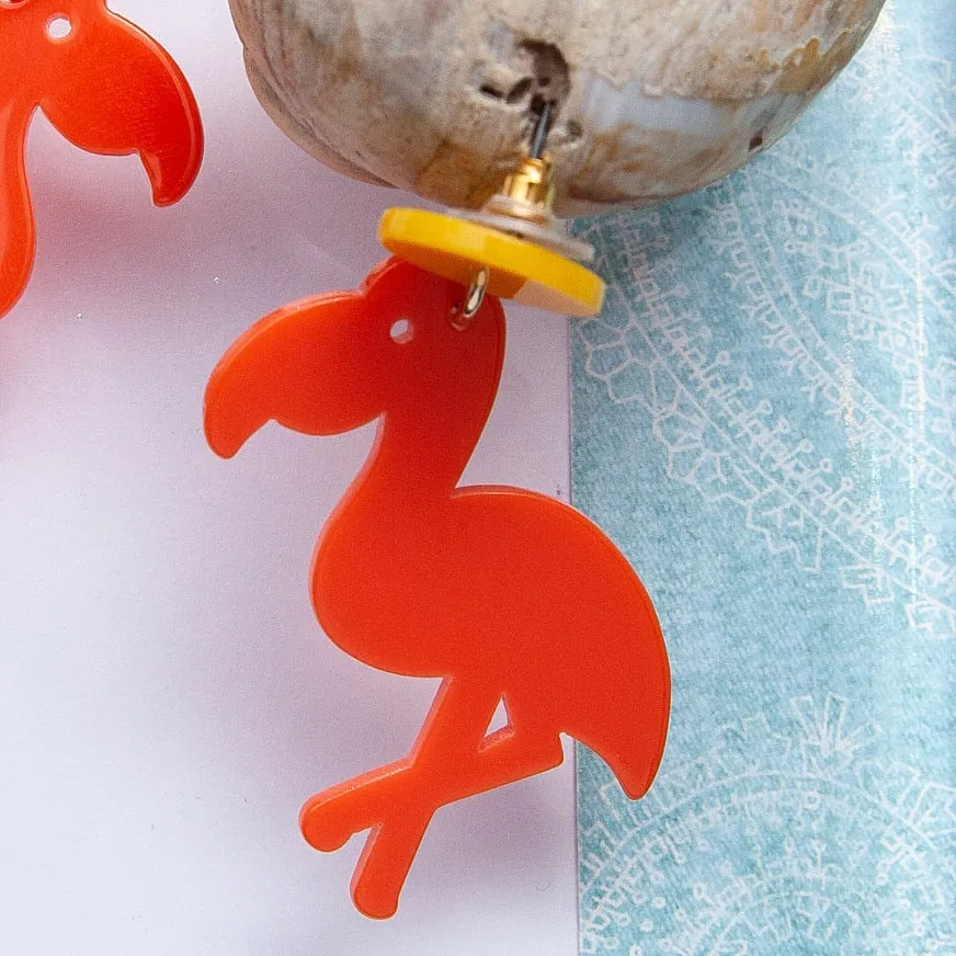 Resin Toucan Earrings