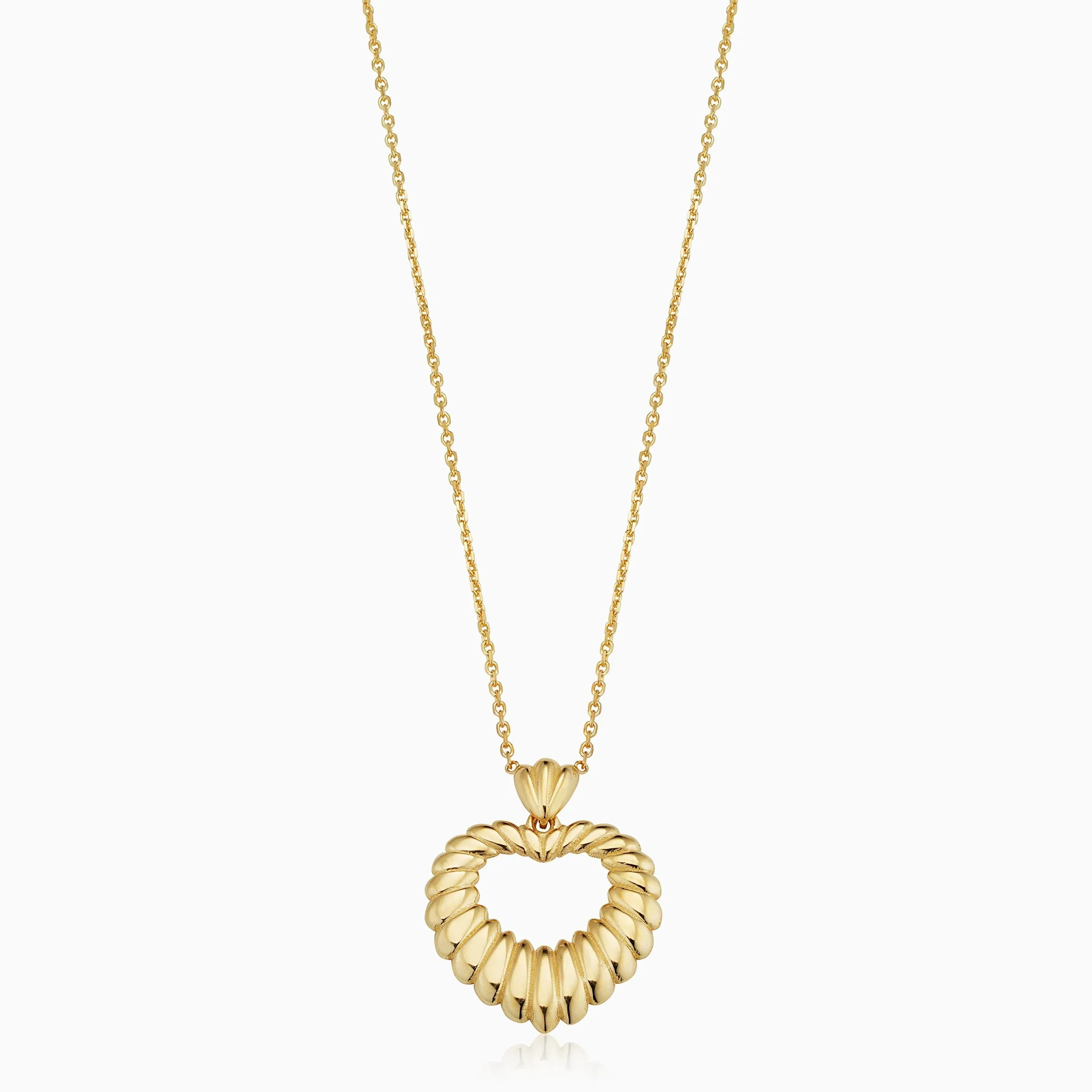 Retro Heart Pendant Necklace