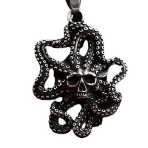 Retro Titanium Steel Octopus Pendant - Trendy Cross-Border Men's Jewelry