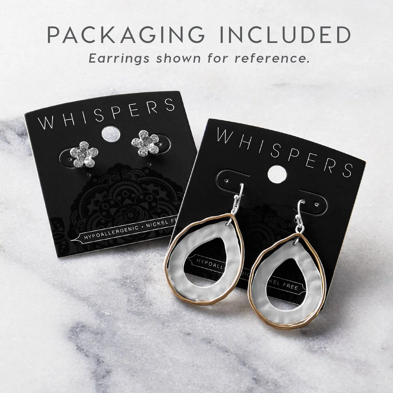 Silver Filigree Stem Earrings