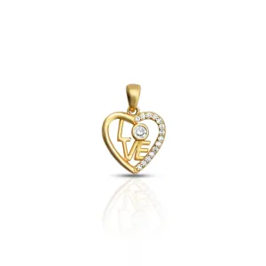 Silver Love Pendant