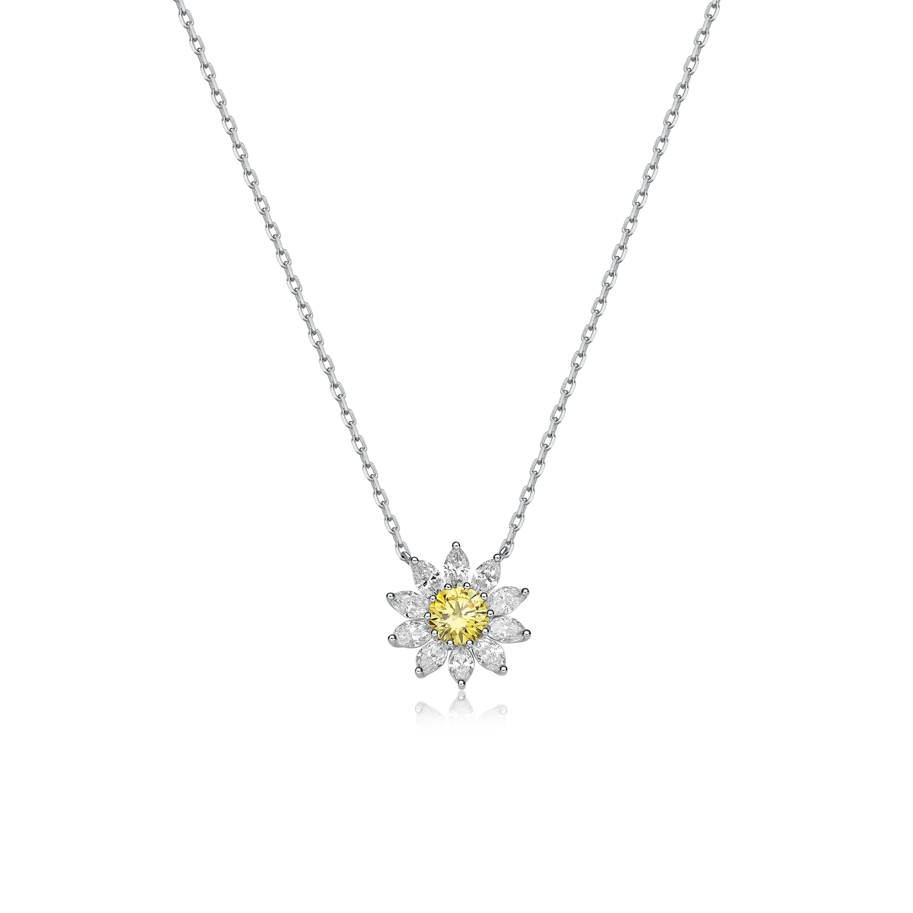 Sunlit daisies necklace