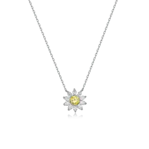 Sunlit daisies necklace