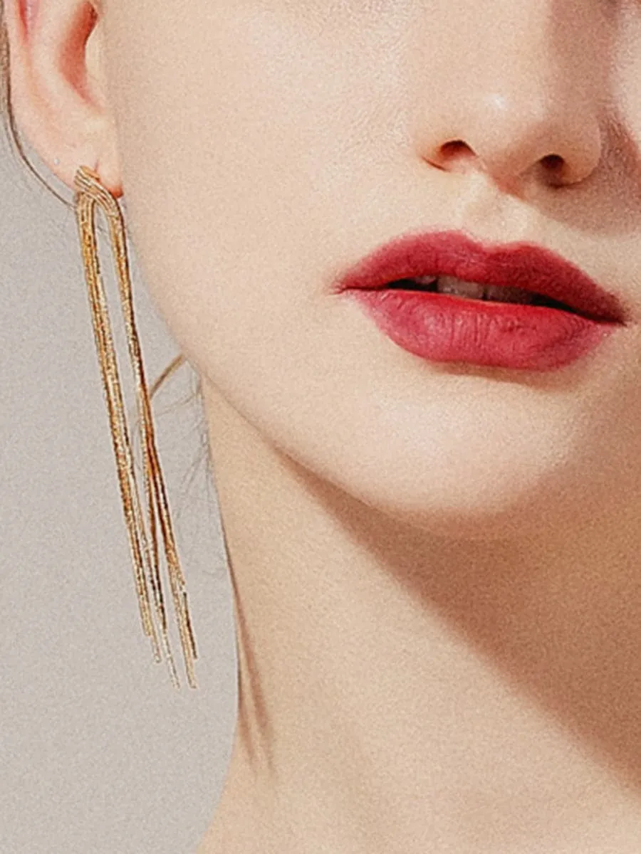 Tassel Drop Earrings MSE033138