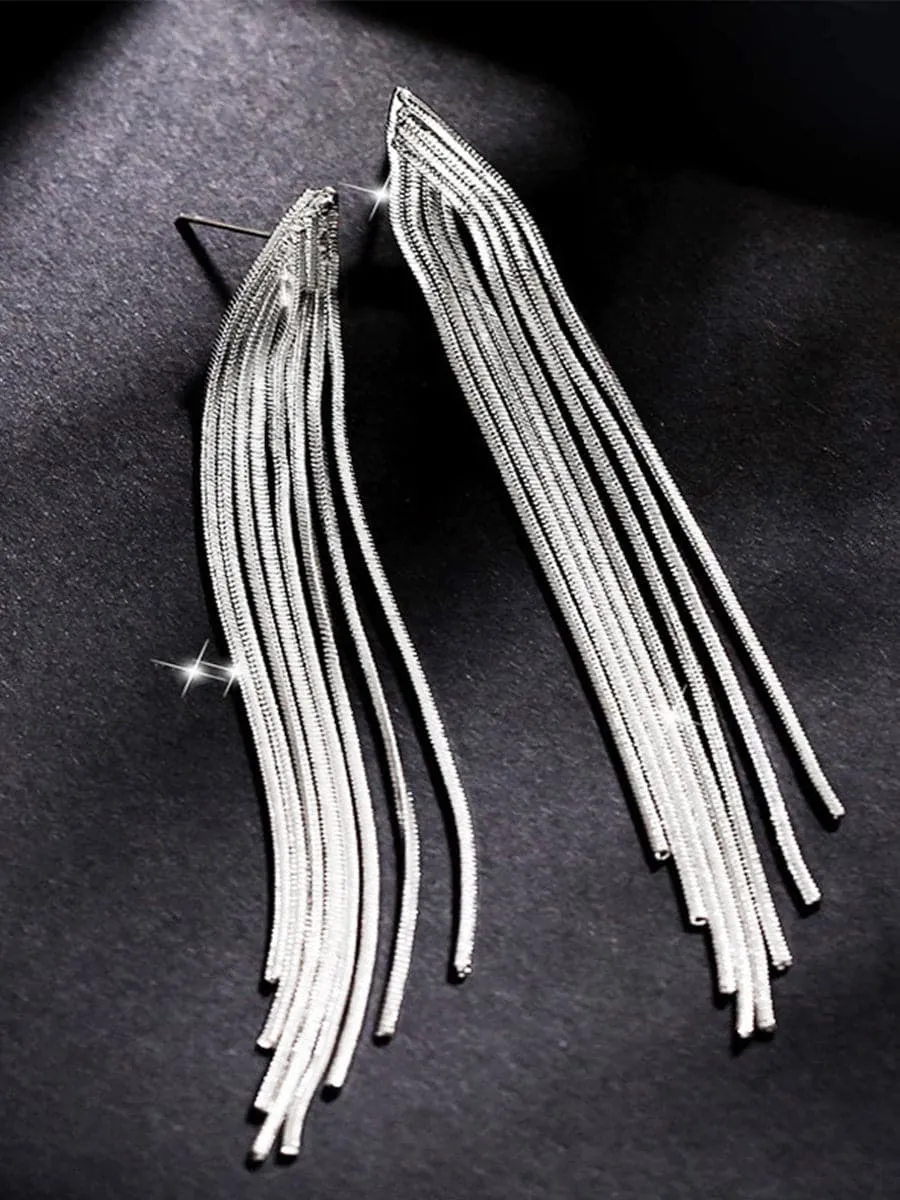 Tassel Drop Earrings MSE033138