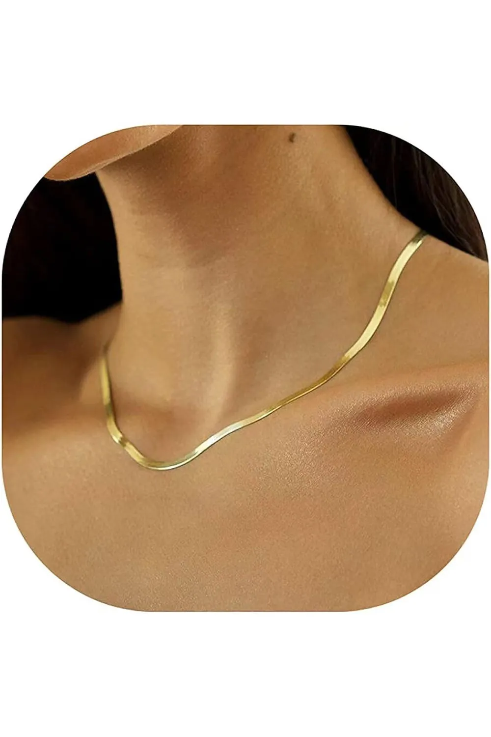 Thin Layered Snake Chain Necklace